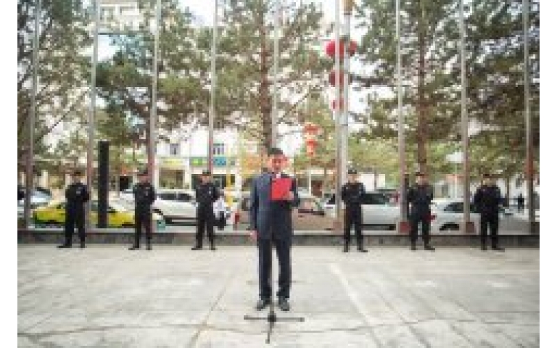 慶賀祖國70華誕，野馬集團舉行升旗儀式！